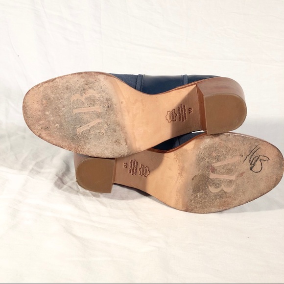 Matt Bernson “Holt” Blue Suede Ankle Boots Size 10 - Picture 8 of 8